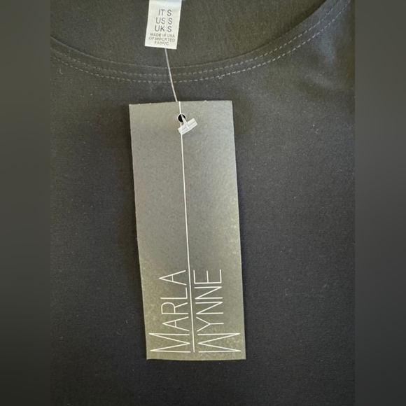 Marla Wynne NWT Dress Longsleeve Black Size Small NWT - Picture 7 of 10